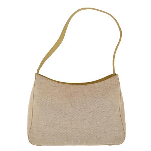 PRADA Shoulder Bag Canvas Beige Auth ac2659 - Picture 2 of 16